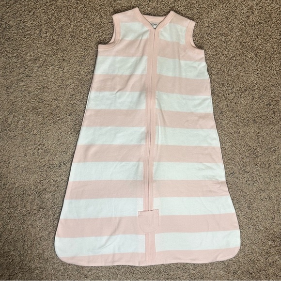 Burt’s Bees Beekeeper Wearable Blanket Pink & White M 6-12 Months 16-24 Lbs NWT - Picture 2 of 5